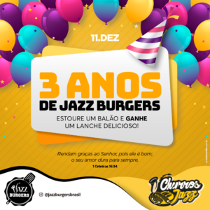 Design para as Redes Sociais da Jazz Burger