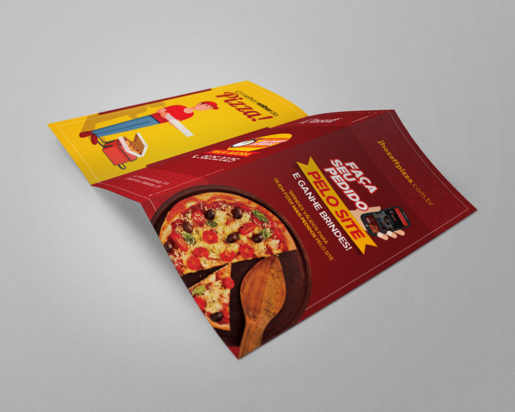 Folder Tríptico - Jhozeff Pizza